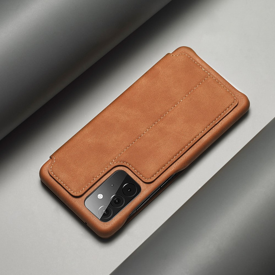 Чохол-книжка для Samsung Galaxy A52 5G / 4G, LC.IMEEKE, коричневий
