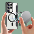 Чохол-книжка для Samsung Galaxy S23 Ultra, RFID Wallet MagSafe CamShield, чорний
