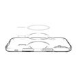 Spigen Чехол для iPhone 17, Liquid Crystal MagSafe, прозрачный/белый