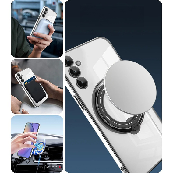 Магнитный чехол для Samsung Galaxy S24 FE, для MagSafe, чёрный