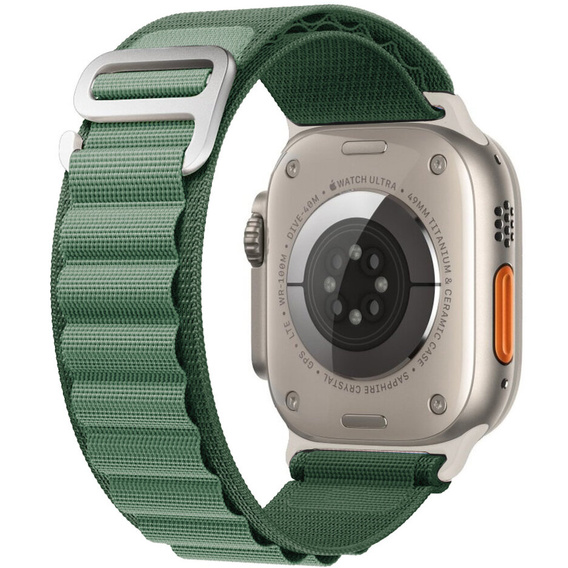 Нейлоновий ремінець для Apple Watch 1/2/3/4/5/6/7/8/SE/ULTRA 42/44/45/49 мм, зелений