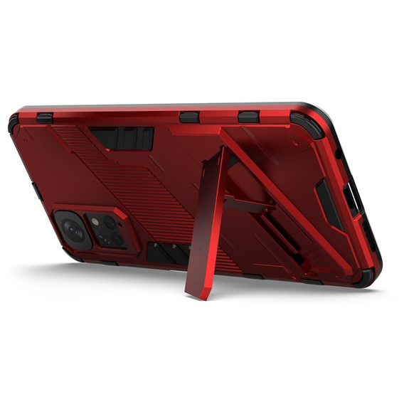Чехол для Xiaomi Redmi Note 11/11S, Military kickstand, синий