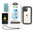 Водонепроницаемый чехол REDPEPPER Dot+ для iPhone 13 mini - Dark Grey