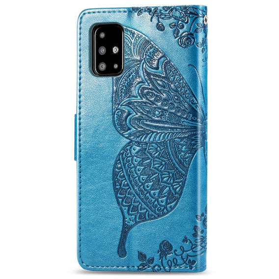 Чохол-книжка для Samsung Galaxy A51 4G, Butterfly, м'яти