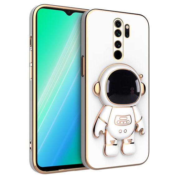 Чехол до Xiaomi Redmi Note 8 Pro, Astronaut, белый