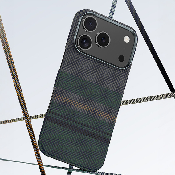 Чехол BENKS Kevlar Magnetic Armor Air Aurora 600D для MagSafe для iPhone 17 Pro Max