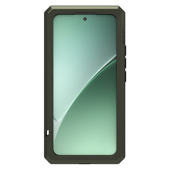 Чехол Love Mei до Xiaomi 15, armored with glass, зелёный