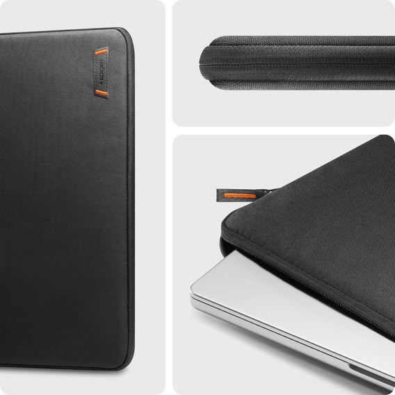 Spigen Чехол для ноутбука 15"-16", Rugged Armor Pouch, Black