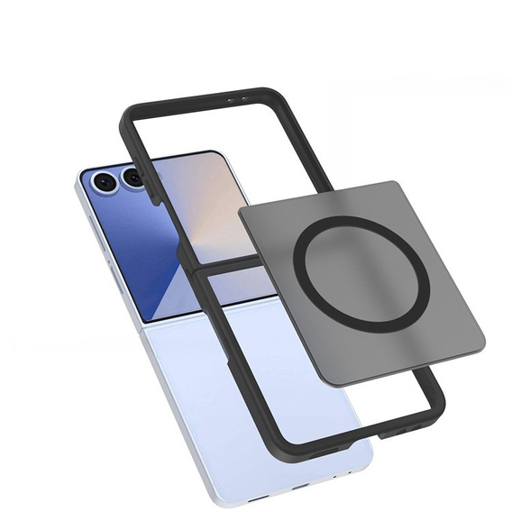 Чохол з MagSafe - гібридний матовий чохол для Samsung Galaxy Z Flip7