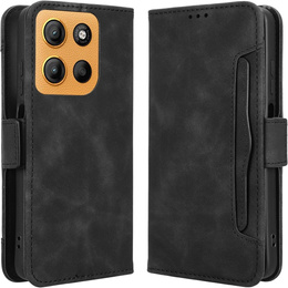 Откидной чехол для Motorola Moto G15 / Motorola Moto G15 Power, Card Slot, чёрный