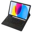 Чехол + клавиатура iPad 10.9 2022 10 Gen, TouchPad Pen Slot, чёрный