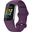 Резиновый браслет Softband для  Fitbit Charge 5 - Dark Purple