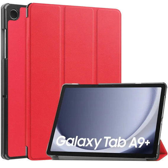 Чехол для Samsung Galaxy Tab A9+, Tri-fold, красный