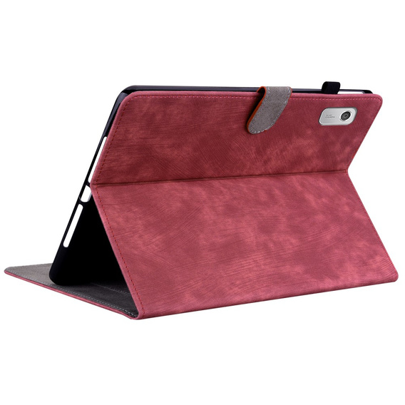 Чехол до Lenovo Tab M9, Wallet Pen Slot, красный