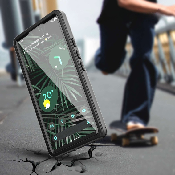 Водонепроникний чохол IP68 для Google Pixel 6a, Redpepper, чорний