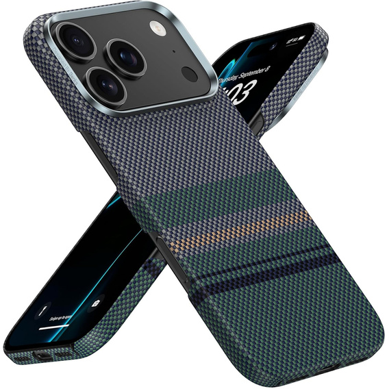 Чехол BENKS Kevlar Magnetic Armor Air Aurora 600D для MagSafe для iPhone 17 Pro Max