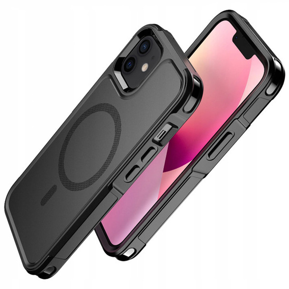 Чoхол до iPhone 12/12 Pro, MagForce MagSafe, чорний