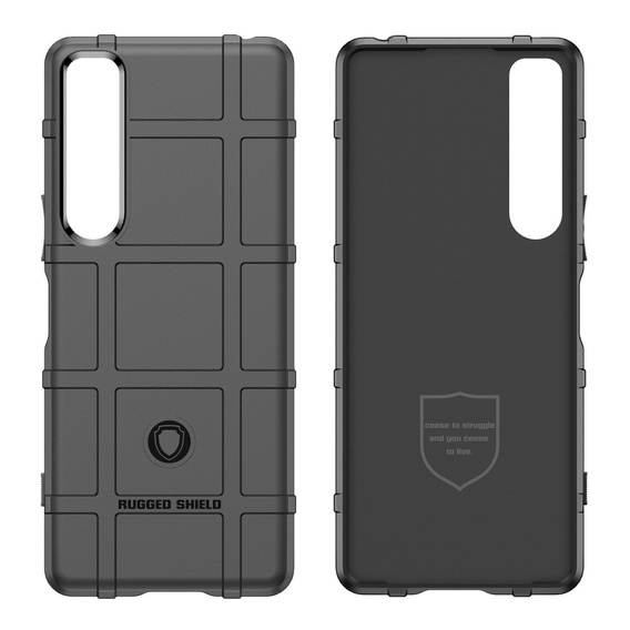 Чoхол до Sony Xperia 1 IV, Rugged Shield, чорний