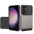 Чoхол до Samsung Galaxy S24, ERBORD CamProtect Slide Camera, сірий gunmetal