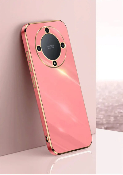 Чехол для Honor Magic 6 Lite 5G, Glamour CamShield, красный