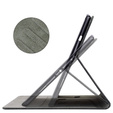 Чехол до Samsung Galaxy Tab S9, Wallet Pen Slot, чёрный
