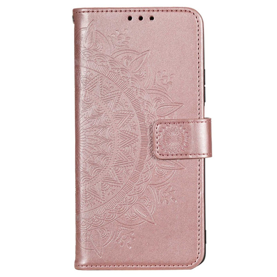 Откидной чехол для Motorola Moto E22 / E22i, Mandala, розовый