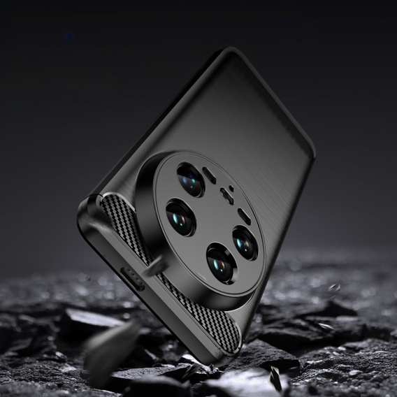 Чoхол до Xiaomi 14 Ultra, Carbon, чорний