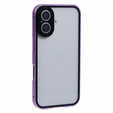 Чохол для iPhone 16, Magnetic Dual Glass, фіолетовий