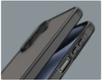 Матовый чехол для Samsung Galaxy A17 5G, дымчатый с черными боками
