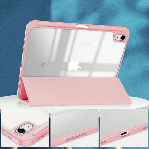 Чехол для iPad 10.9 2022 10 Gen, Smartcase Hybrid, с местом для стилуса, розовый