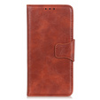 Откидной чехол для Samsung Galaxy S25 Edge, Crazy Horse Wallet, коричневый