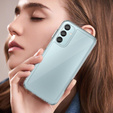Чехол до Samsung Galaxy M15 5G, Fusion Hybrid, прозрачный / черный
