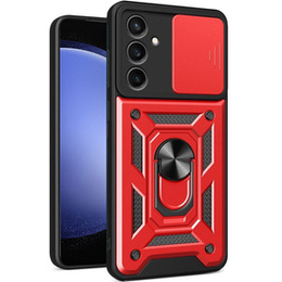 Чехол NOX Camera Slide Samsung Galaxy S23 FE, CamShield Slide, красный