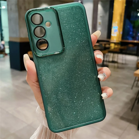 Чoхол до Samsung Galaxy M55 5G, Glittery Powder, зелений