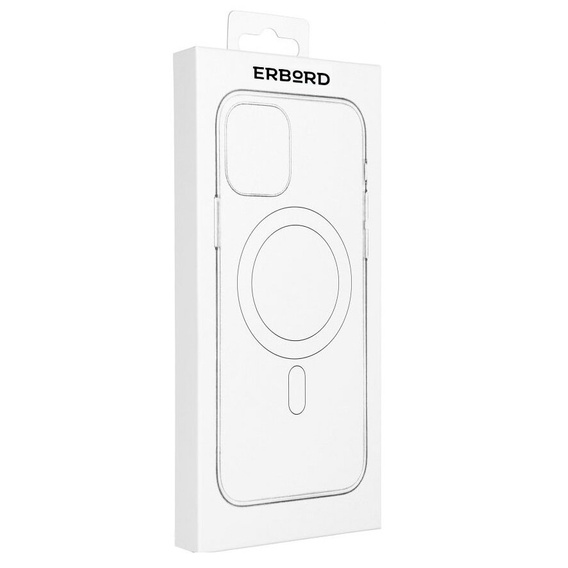 ERBORD Силіконовий чохол для iPhone 15, чорний