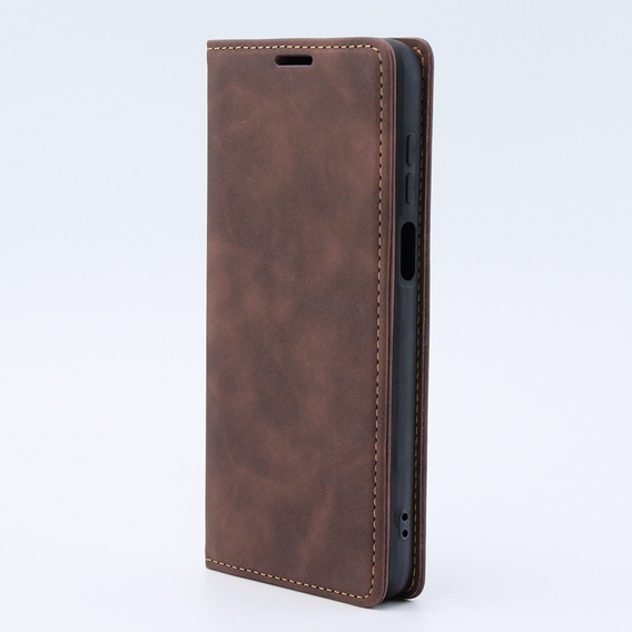 Чохол для Motorola Moto G53, ERBORD Vintage, гаманець з клапаном, кава