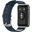 Ремінець з натуральної шкіри для Huawei Watch Fit 2, Blue