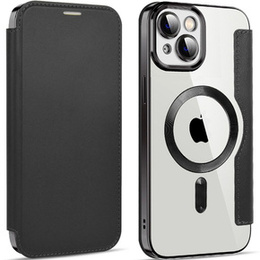Чохол-книжка для iPhone 13, RFID Wallet MagSafe CamShield, чорний