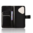 Футляр з клапаном для Huawei Pura 70, Crazy Horse Wallet, чорний