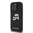 Чохол Karl Lagerfeld Hardcase Monogram Karl & Choupette Head Pin для iPhone 16 Pro