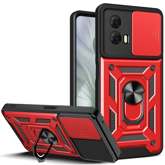 Чохол NOX Camera Slide Motorola Moto E14, CamShield Slide, червоний