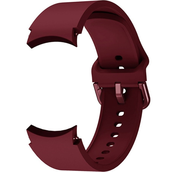 Силіконовий ремінець для Galaxy Watch 4 / 5, Wine Red