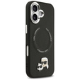 Чехол Karl Lagerfeld Karl & Choupette Heads Pins & Logo MagSafe для iPhone 17