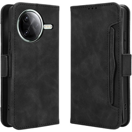 Футляр з клапаном для Xiaomi Poco F7 Ultra, Card Slot, чорний