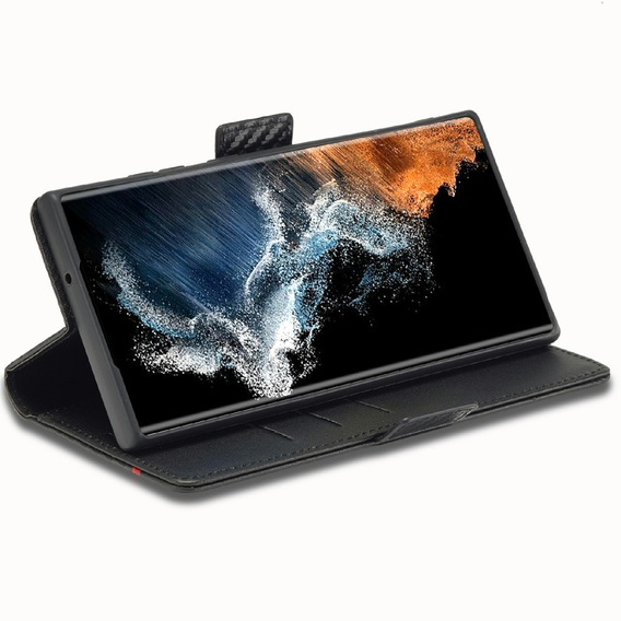 Чехол-накладка для Samsung Galaxy S25 Ultra, Carbon LC.IMEEKE, чёрный