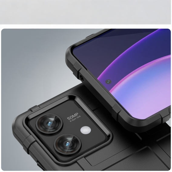 Чoхол до Motorola Edge 40 Neo, Rugged Shield, чорний