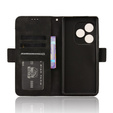 Откидной чехол для Realme GT 6 / 6T, Card Slot, чёрный