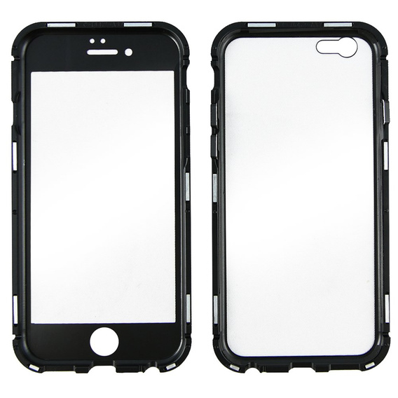Магнитный чехол ERBORD Full Glass для iPhone 6/6S 4.7 - Black