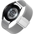 Металический браслет с чехлом для часов Samsung Galaxy Watch 4 40mm, Silver
