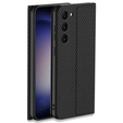 Откидной чехол для Samsung Galaxy S23, GKK Leather, carbon чёрный